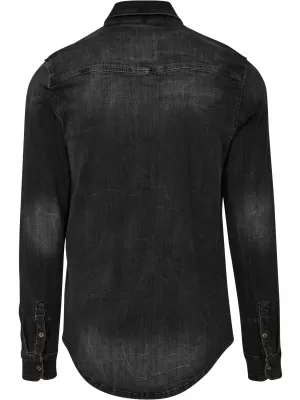 Hemd BRANDIT RILEY DENIM BD4020 SCHWARZ