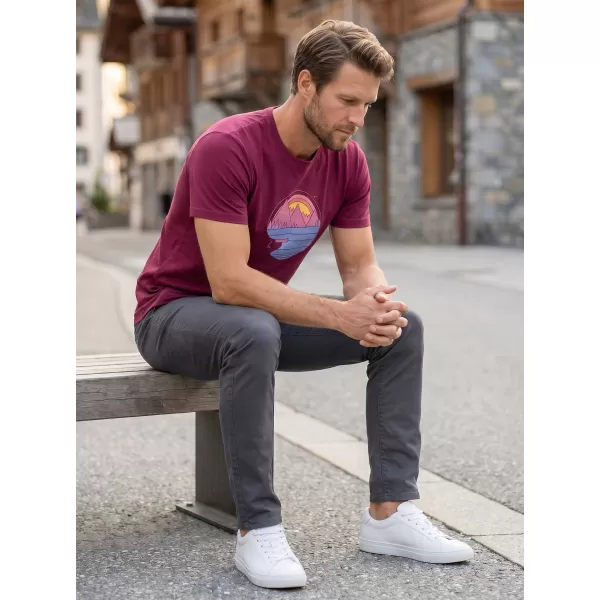  Herren-T-Shirt ALTISPORT ALM186129 FUCHSIE 