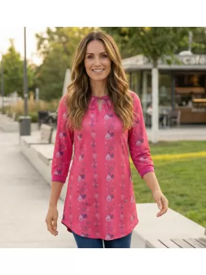 Damen-T-Shirt KIXMI TRISHA ROSA