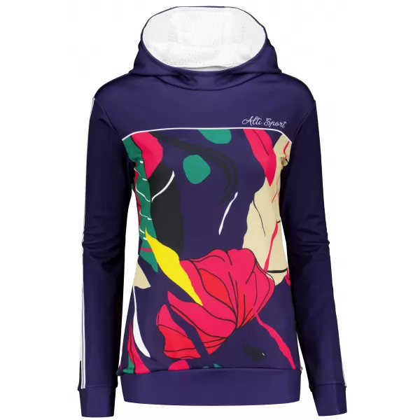  Funktionaler Sweatshirt -Prämie von Frauen ALTISPORT VOJ/ALW042MI01 MEERESBLAU 
