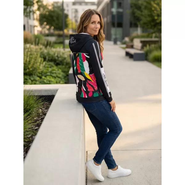  Funktionaler Sweatshirt -Prämie von Frauen ALTISPORT VOJ/ALW042MI01 SCHWARZ 