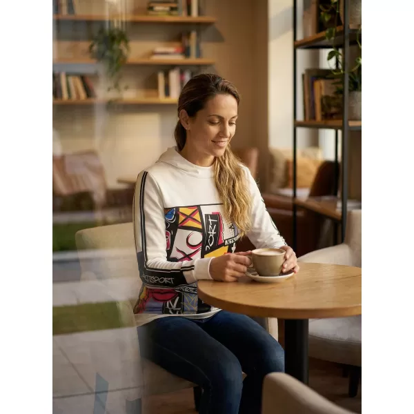  Hochwertiges Funktions-Sweatshirt für Damen ALTISPORT VOJ/ALW041MI01 WEIß 