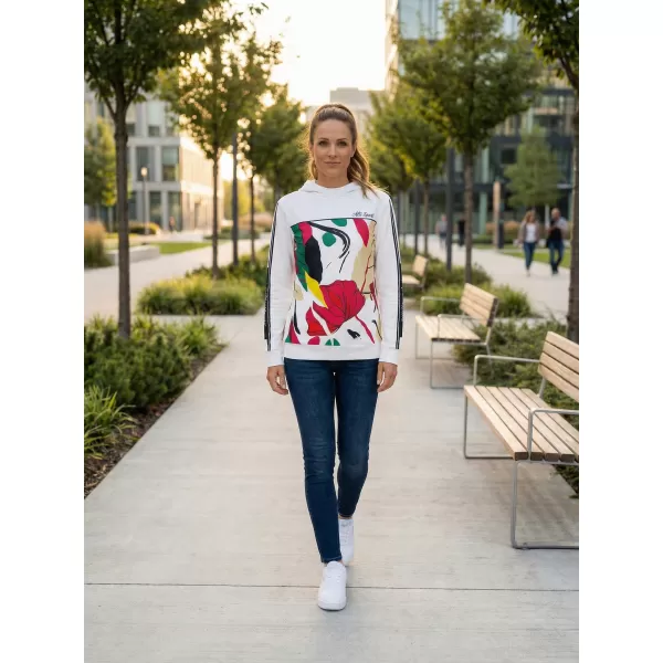  Funktionaler Sweatshirt -Prämie von Frauen ALTISPORT VOJ/ALW042MI01 WEIß 