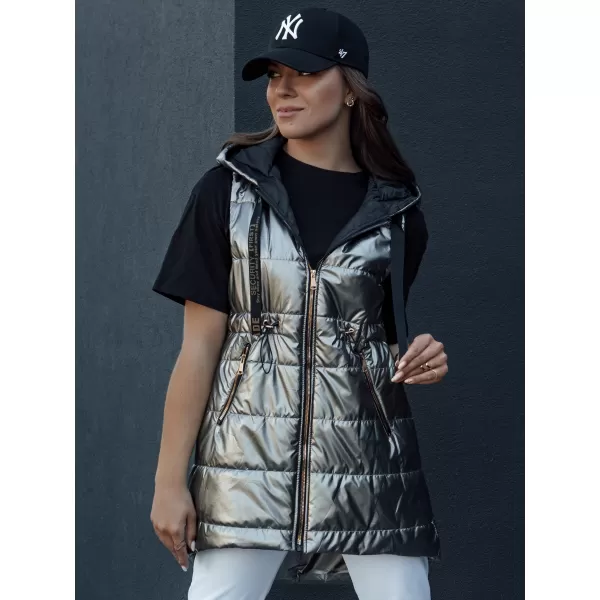  Weste DSTREET PIXIECODE TY4437 DUNKELGRAU 