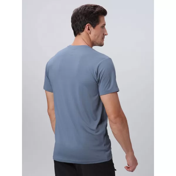  Herren-T-Shirt LOAP BYRAD BLAU 