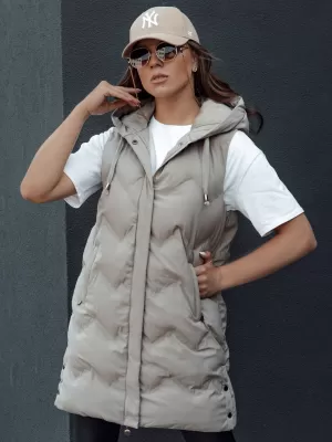 Damenweste DSTREET TAMIRA BEIGE Dstreet1