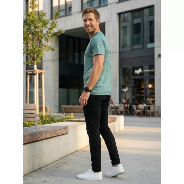  Funktionelles Premium-T-Shirt für Herren ALTISPORT VOJ/ALM004TR01 KHAKI/MILITÄR 