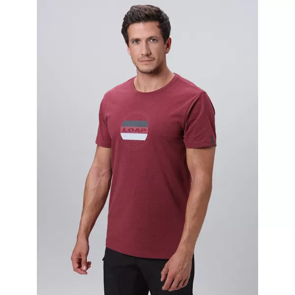 Herren-T-Shirt LOAP BOJAR ROT 