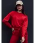 Damen Sweatshirt DSTREET CASUALVIBE DUNKELROT