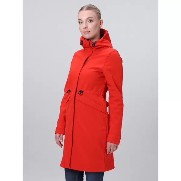  Softshell-Mantel für Damen LOAP LUNARA ROT 