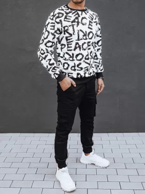 Herren -Sweatshirt DSTREET bx5768 WEIß
