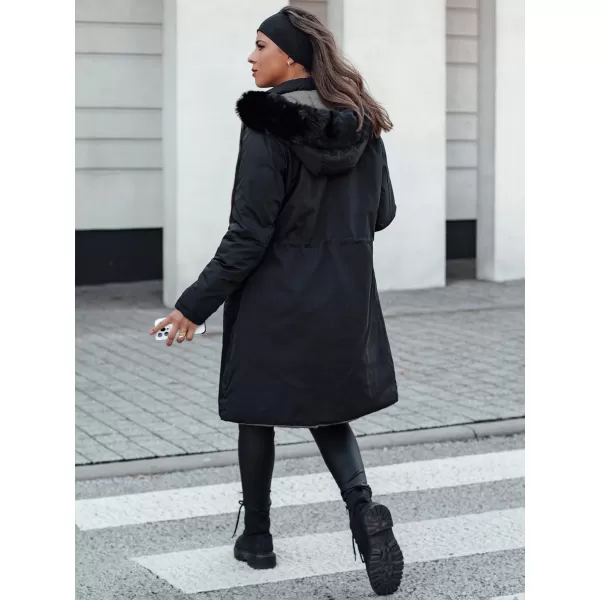  Damenmantel DSTREET TRENDNEL SCHWARZ Dstreet1 