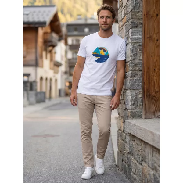  Herren-T-Shirt ALTISPORT ALM186129 WEIß 