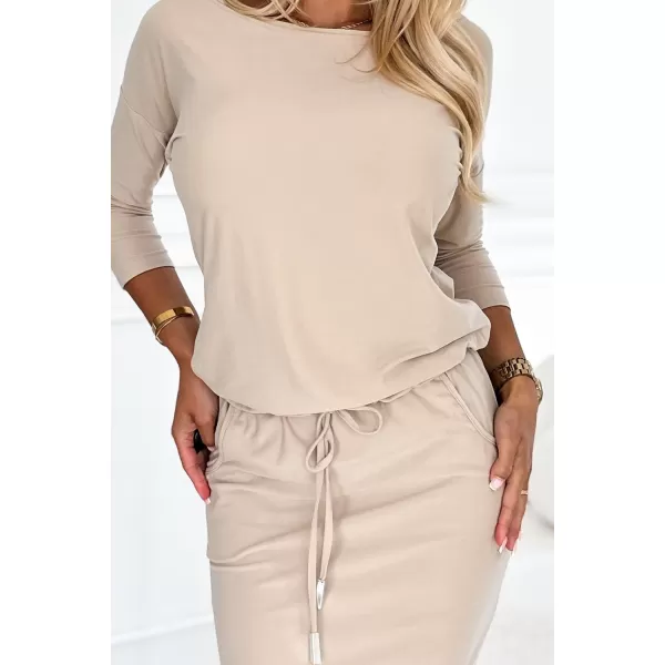  Kleid NUMOCO A13-161 BEIGE 