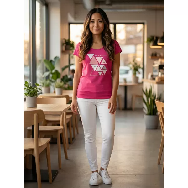  T -Shirt ALTISPORT ALW185120 FUCHSIA ROT 