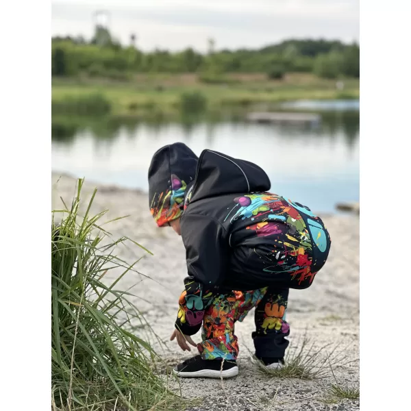  Baby Softshell Hosen WAMU GAME ON SCHWARZ 