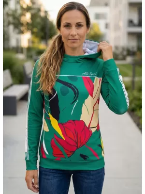 Funktionaler Sweatshirt -Prämie von Frauen ALTISPORT VOJ/ALW042MI01 GRÜN