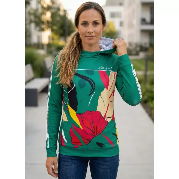  Funktionaler Sweatshirt -Prämie von Frauen ALTISPORT VOJ/ALW042MI01 GRÜN 