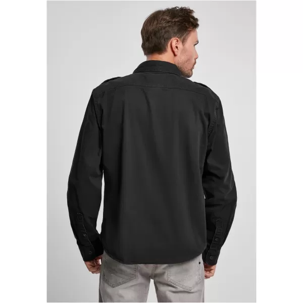  Hemd BRANDIT VINTAGE BD9373 SCHWARZ 