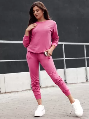 Damen Sweatshirt DSTREET GLAMFLAIR BY1317 ROSA