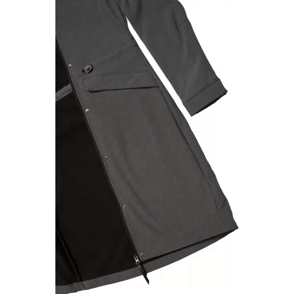  Softshell-Mantel für Damen LOAP LUNARA DUNKELGRAU 
