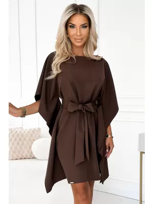 Kleid NUMOCO SOFIA 287-33 SCHOKOLADE