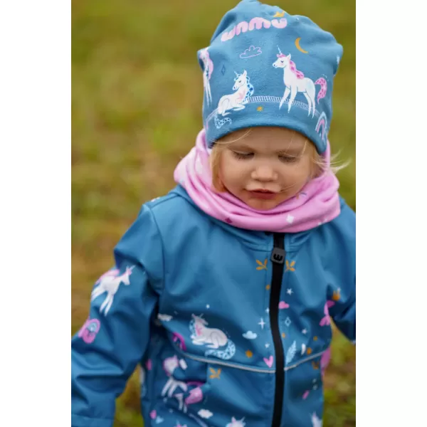 Fleece-Halstuch für Kinder WAMU JEDNOROŽCI ROSA 