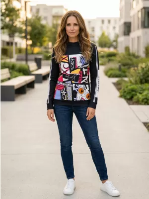 Hochwertiges Funktions-Sweatshirt für Damen ALTISPORT VOJ/ALW041MI01 SCHWARZ