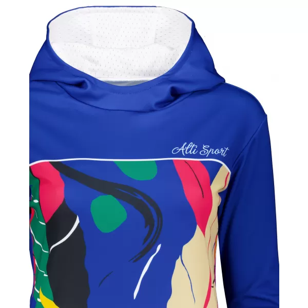  Funktionaler Sweatshirt -Prämie von Frauen ALTISPORT VOJ/ALW042MI01 BLAU 