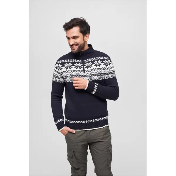  Herren Sweatshirt BRANDIT TROYER NORWEGER BD5029 MARINE 