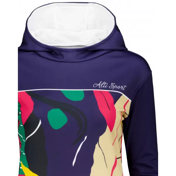  Funktionaler Sweatshirt -Prämie von Frauen ALTISPORT VOJ/ALW042MI01 MEERESBLAU 