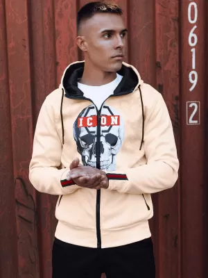 Herren -Sweatshirt DSTREET BEIGE