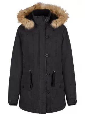 Damenparka BRANDIT BD33121 SCHWARZ