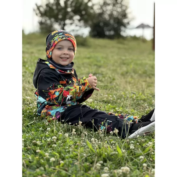  Fleece-Halstuch für Kinder WAMU GAME ON SCHWARZ 