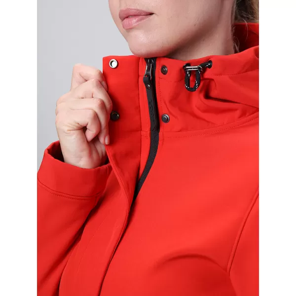  Softshell-Mantel für Damen LOAP LUNARA ROT 