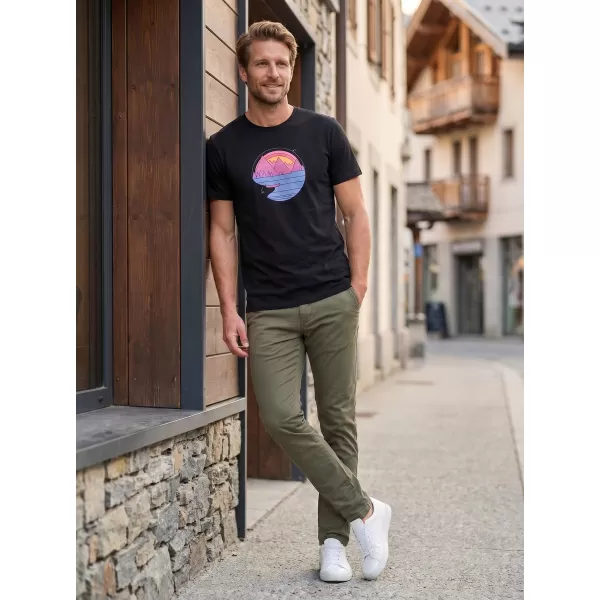  Herren-T-Shirt ALTISPORT ALM186129 SCHWARZ 