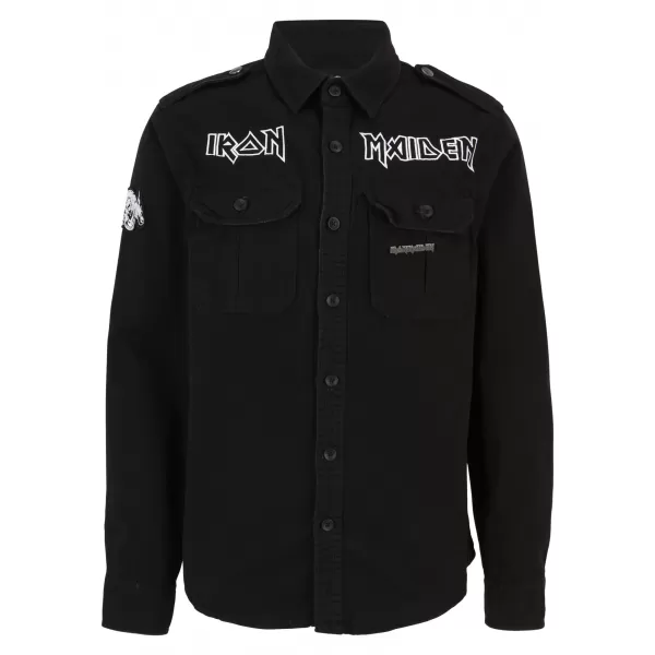  Hemd BRANDIT IRON MAIDEN BD61044 SCHWARZ 