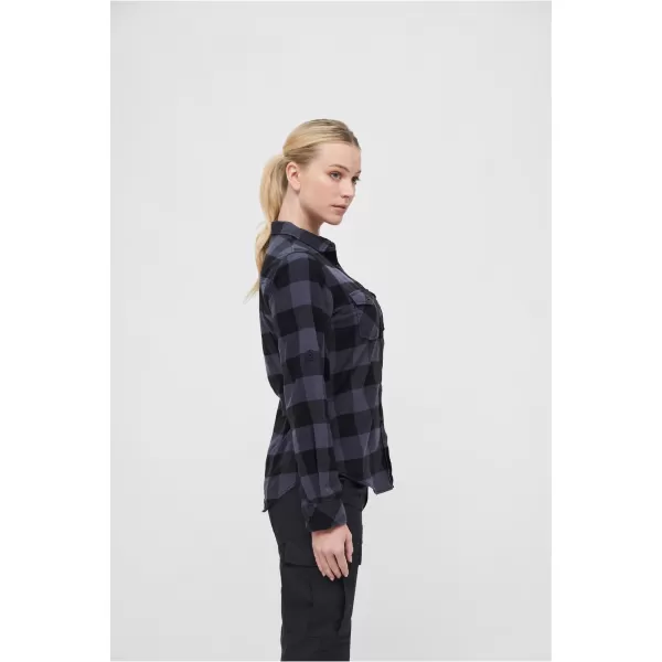  Hemd BRANDIT BD9336 SCHWARZ/GRAU 