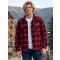 Hemd BRANDIT BD9720 ROT/SCHWARZ