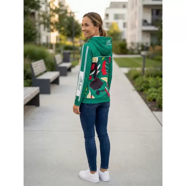  Funktionaler Sweatshirt -Prämie von Frauen ALTISPORT VOJ/ALW042MI01 GRÜN 
