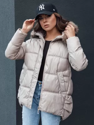 Damenjacke DSTREET STELLAR BEIGE Dstreet1