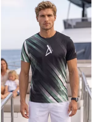 Funktionelles Premium-T-Shirt für Herren ALTISPORT VOJ/ALM028TR01 KHAKI/MILITÄR