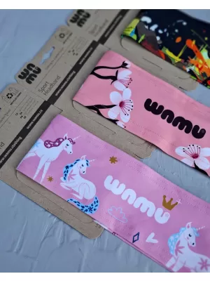 Sport-Stirnband für Kinder WAMU SAKURY ROSA