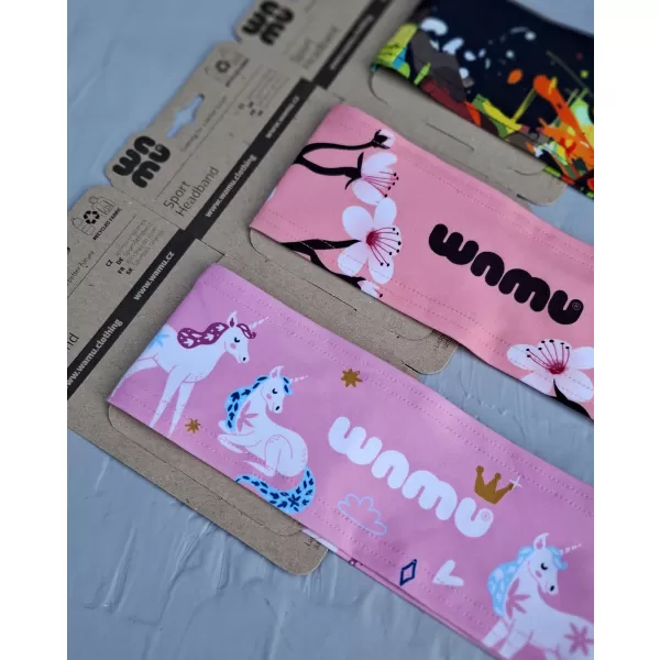  Sport-Stirnband für Kinder WAMU SAKURY ROSA 