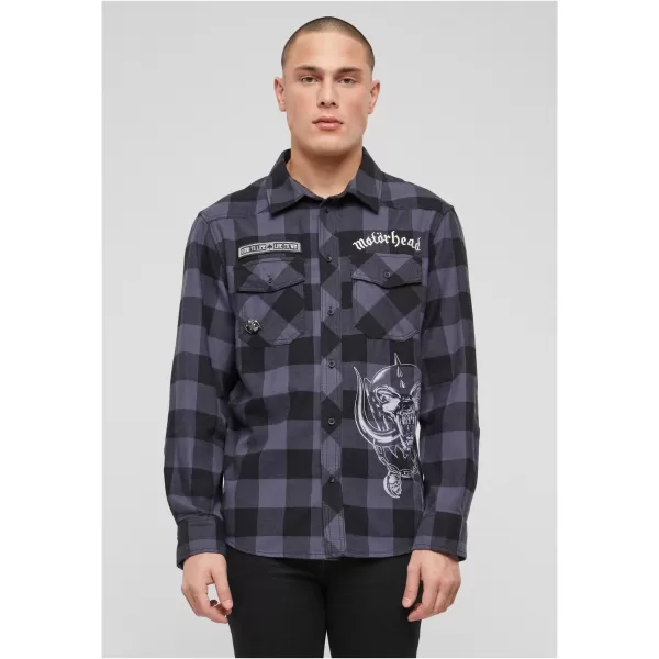  Hemd BRANDIT BD61005 SCHWARZ/GRAU 