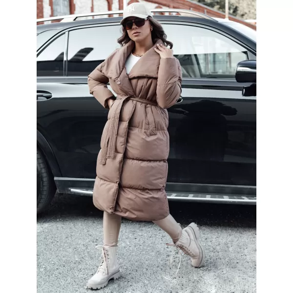  Damenmantel DSTREET FAVI CARAMEL Dstreet1 