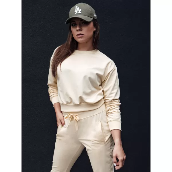  Damen Sweatshirt DSTREET CASUALVIBE BEIGE 