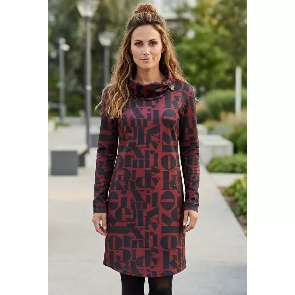 Damen-Sweatshirt KIXMI TRACY BURGUND 