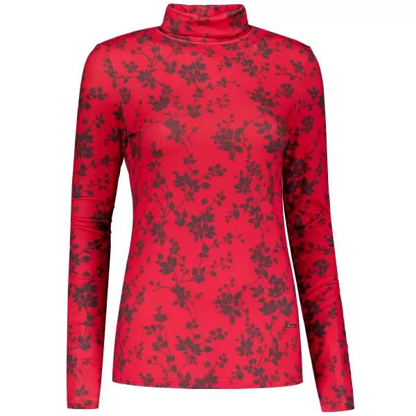  Rollkragenpullover für Damen ALTISPORT DAELIA ROT 