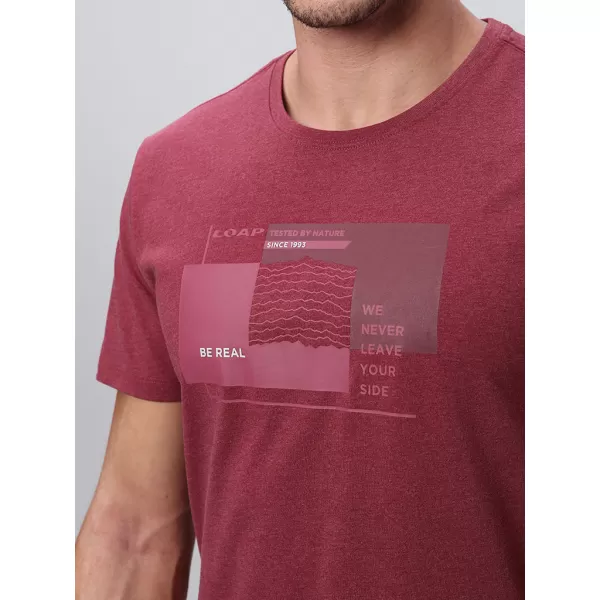  Herren-T-Shirt LOAP BOHEM ROT 